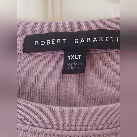 Robert Barakett 1XLT Pink Fog Shortsleev 100% PIMA COTTON Men's T -shirt - Picture 3 of 10